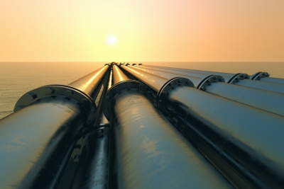 Natural gas pipelines Europe